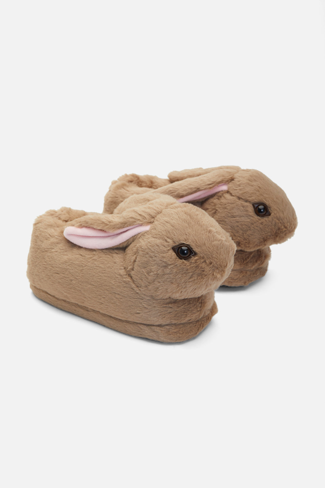 Plush Rabbit Slippers - ApolloBox