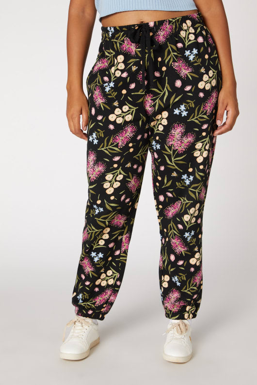Dragons And Flowers Women's Track Pants - Free Shipping - - Projects817 LLC