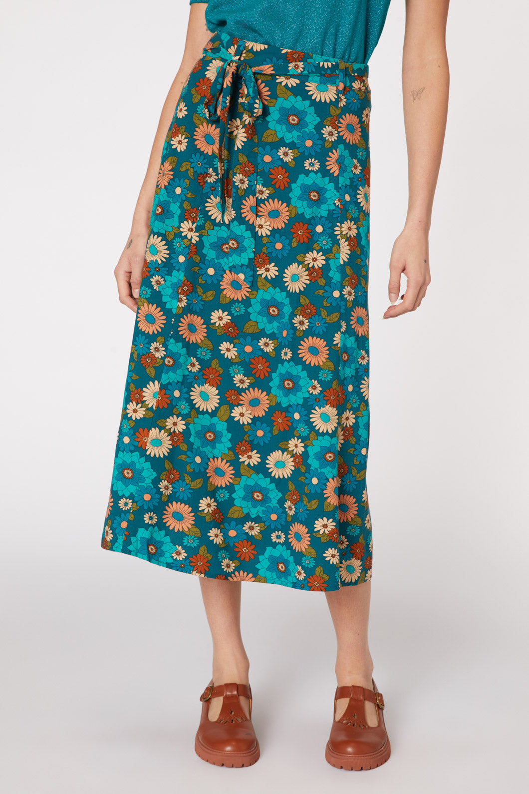 Lindy 70S Floral Skirt – Princess Highway - Main Image
