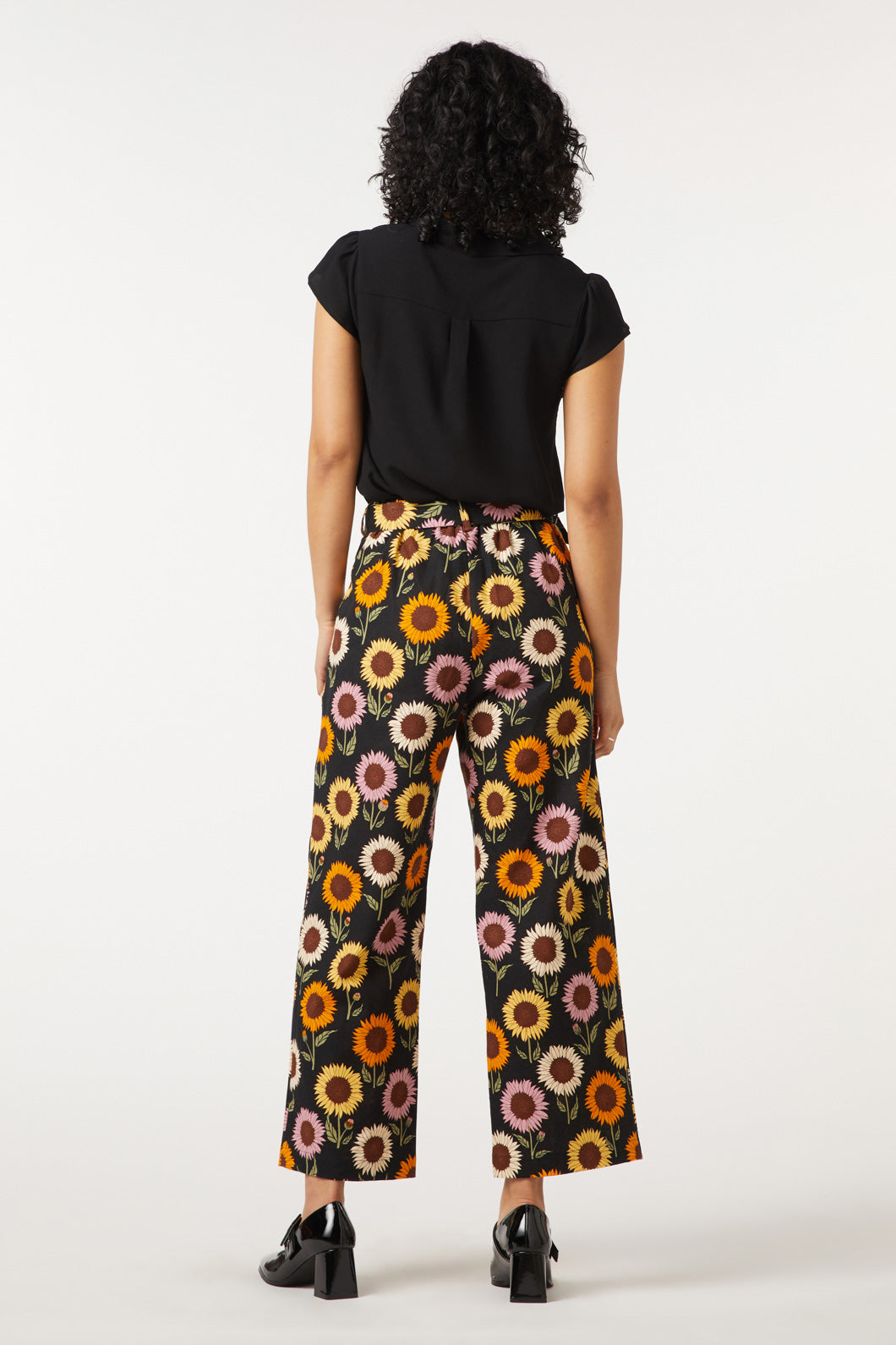 Buy Tandul Womens Trousers Multicolour Stretchy Trousers with Unique  Sunflower Design Full Length Trousers with Elastic  Strip Waist Boost  Your Style with Casual Trousers for Women  Girls XLarge Size at